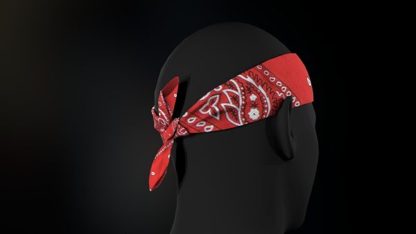 Red Paisley Bandana