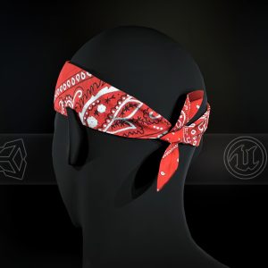 Red Paisley Bandana