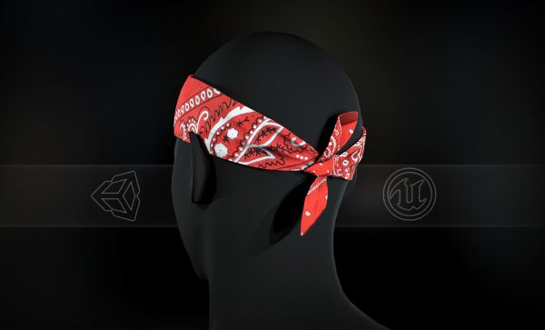Red Paisley Bandana