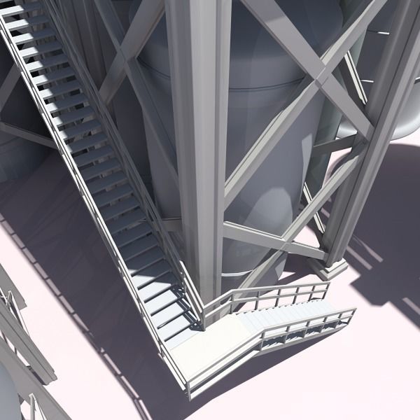 Refinery industrial plant