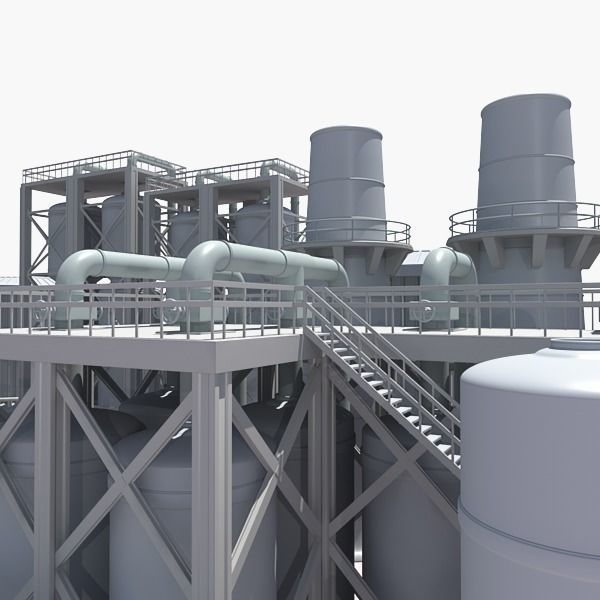 Refinery industrial plant