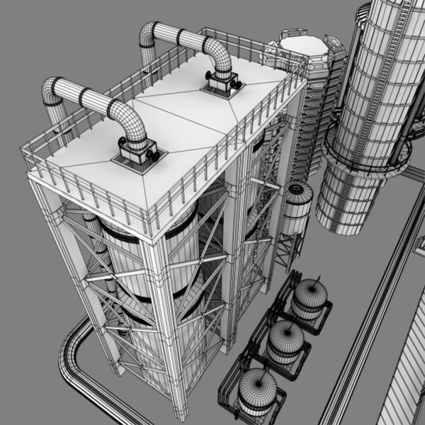 Refinery industrial plant