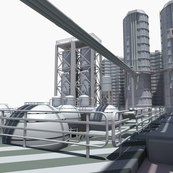 Refinery industrial plant