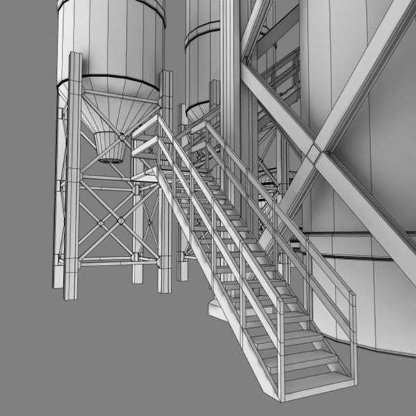 Refinery industrial plant