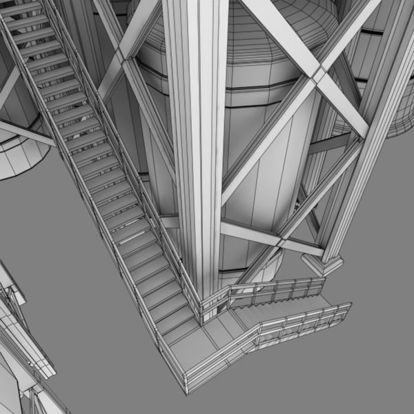 Refinery industrial plant