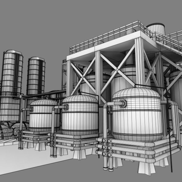 Refinery industrial plant