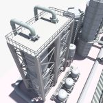 Refinery industrial plant