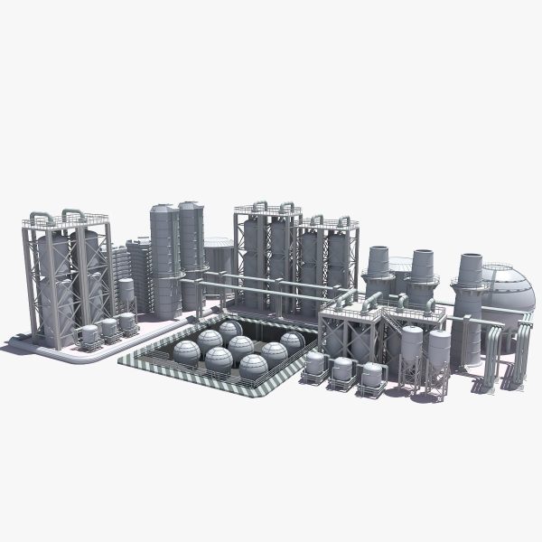 Refinery industrial plant