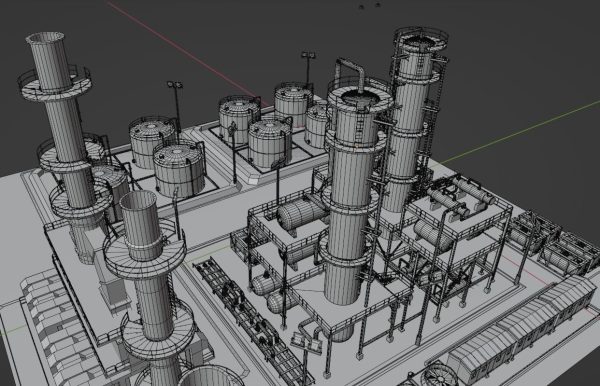 Refinery Unit Scene