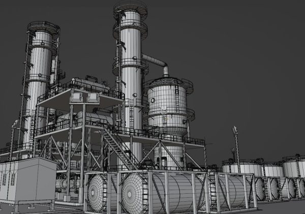 Refinery Unit Scene