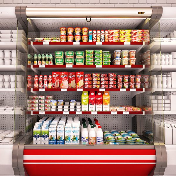 Refrigerated showcase Fortune milk
