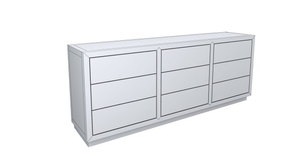 Restoration Hardware- Herringbone Dresser-002