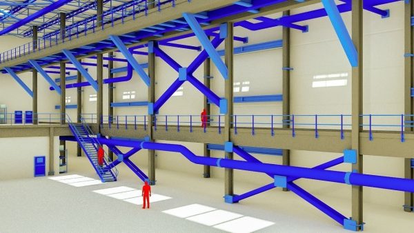 Retro Factory Interior