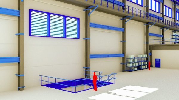Retro Factory Interior