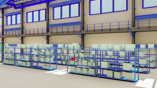 Retro Factory Interior