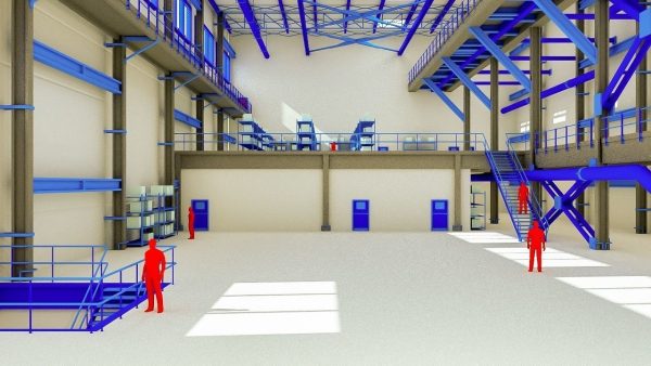 Retro Factory Interior