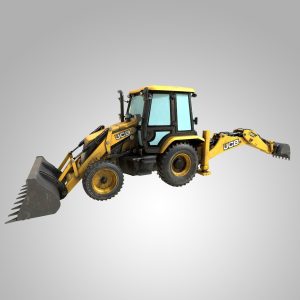 Rigged Excavator - Maya Rig