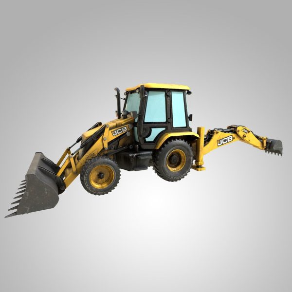 Rigged Excavator - Maya Rig