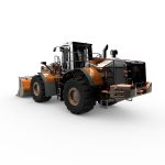 Rigged Hitachi Construction Machinery ZW550 Wheel Loader