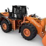 Rigged Hitachi Construction Machinery ZW550 Wheel Loader
