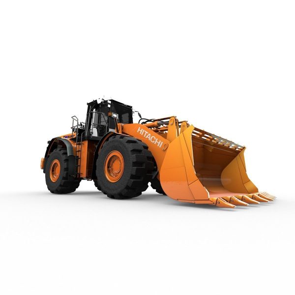 Rigged Hitachi Construction Machinery ZW550 Wheel Loader