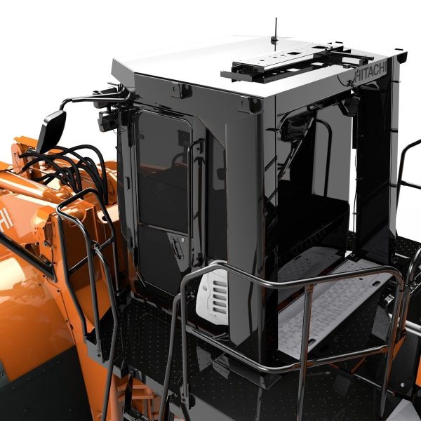 Rigged Hitachi Construction Machinery ZW550 Wheel Loader