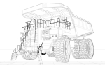 Rigged Mining Truck