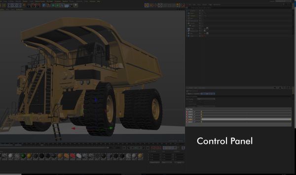 Rigged Mining Truck