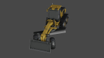 Road Grader lowpoly
