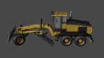 Road Grader lowpoly