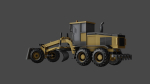 Road Grader lowpoly