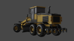 Road Grader lowpoly
