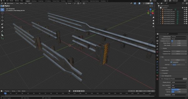 Road Railing pack