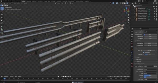 Road Railing pack