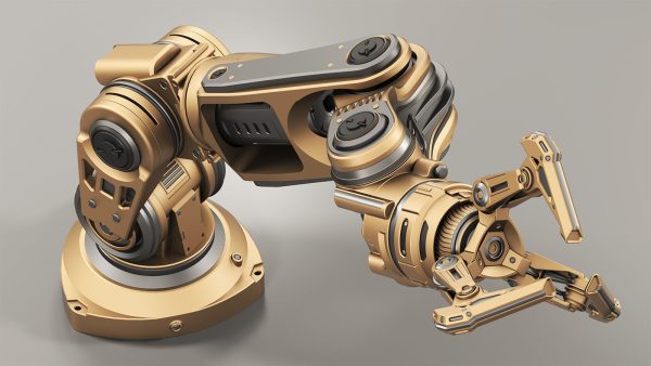Robot Arm 3 RIGGED and Animated