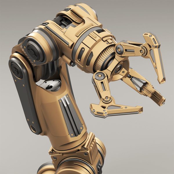 Robot Arm 3 RIGGED and Animated