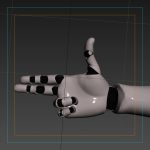 Robot Hand Rigged Animated
