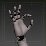 Robot Hand Rigged Animated