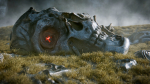 Robot Head Buried Scene