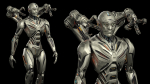 Robot Humanoid B2 - Rigged and Animated
