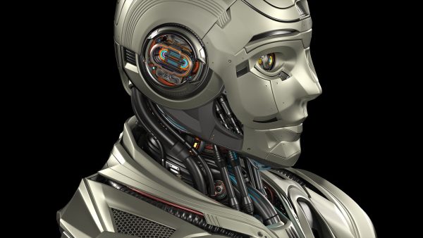 Robot Humanoid B2 - Rigged and Animated