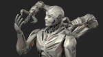 Robot Humanoid B2 - Rigged and Animated