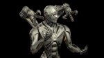 Robot Humanoid B2 - Rigged and Animated