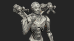 Robot Humanoid B2 - Rigged and Animated