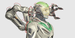 Robot Humanoid B2 - Rigged and Animated
