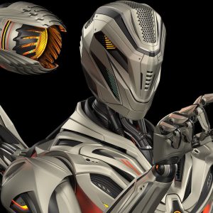 Robot Mech 3 - Rigged and Animated