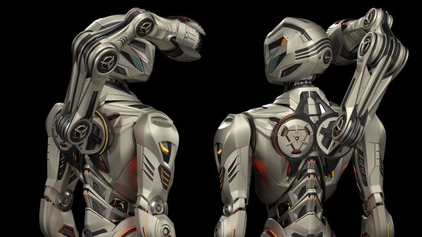 Robot Mech 3 - Rigged and Animated