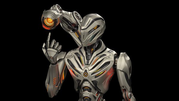 Robot Mech 3 - Rigged and Animated
