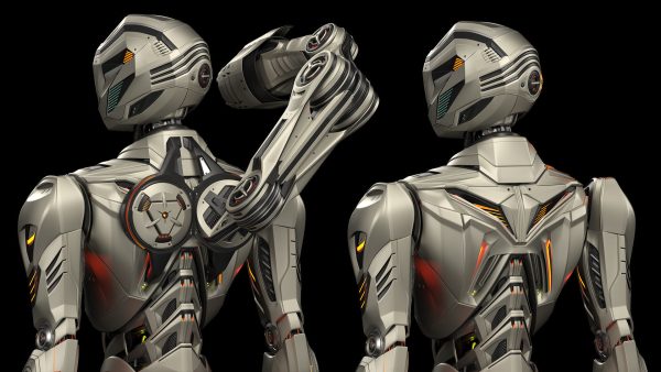 Robot Mech 3 - Rigged and Animated