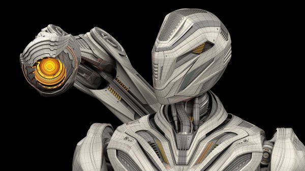 Robot Mech 3 - Rigged and Animated